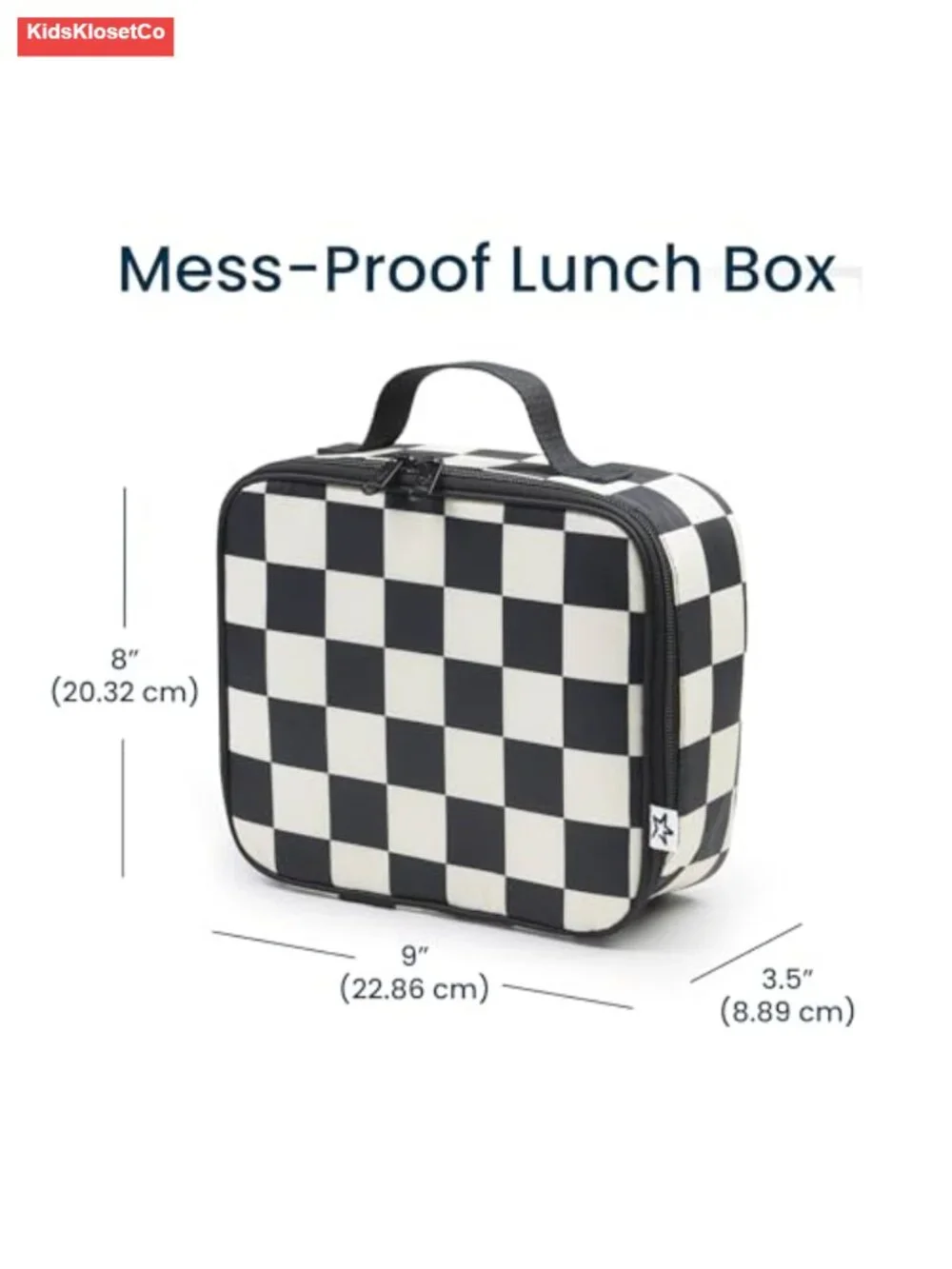 Insulated Kids Lunch Box Tote - Waterproof, BPA Free, Easy Clean School Travel